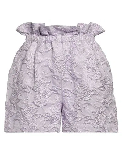 Philosophy Di Lorenzo Serafini Woman Shorts & Bermuda Shorts Lilac Size 8 Polyester, Polyamide In Purple