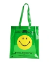 Philosophy Di Lorenzo Serafini Woman Shoulder Bag Green Size - Pvc - Polyvinyl Chloride In Green