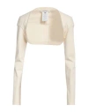 Philosophy Di Lorenzo Serafini Woman Shrug Cream Size Onesize Cotton, Elastane In White