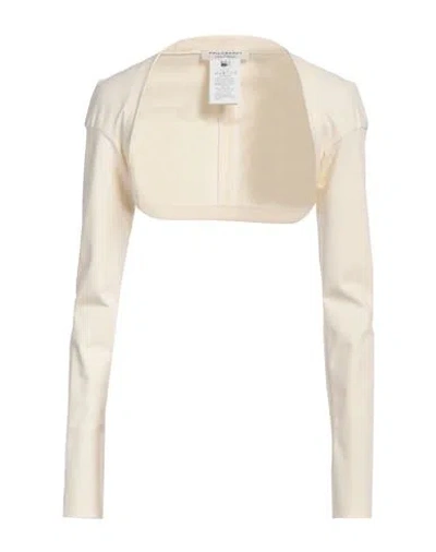 Philosophy Di Lorenzo Serafini Woman Shrug Cream Size Onesize Cotton, Elastane In White