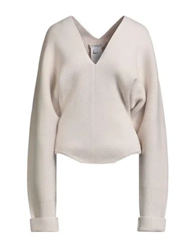 Philosophy Di Lorenzo Serafini Woman Sweater Beige Size 10 Acrylic, Virgin Wool In Sand