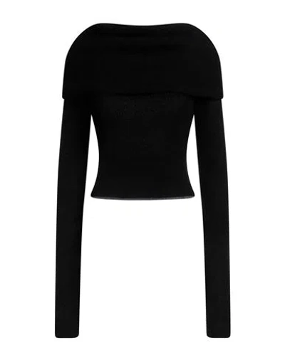 Philosophy Di Lorenzo Serafini Woman Sweater Black Size 4 Polyamide, Mohair Wool, Wool, Elastane