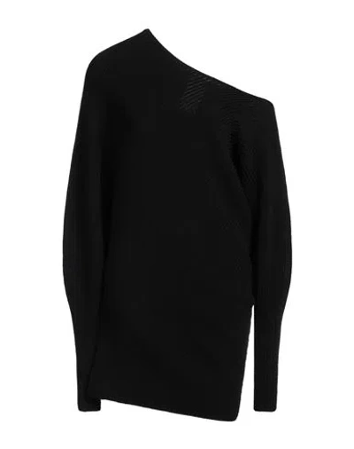 Philosophy Di Lorenzo Serafini Woman Sweater Black Size 8 Acrylic, Virgin Wool