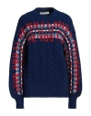 Philosophy Di Lorenzo Serafini Woman Sweater Bright Blue Size 6 Virgin Wool In Blue