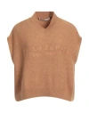 Philosophy Di Lorenzo Serafini Woman Sweater Camel Size 6 Polyamide, Viscose, Wool, Elastane