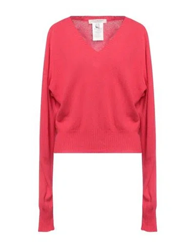 Philosophy Di Lorenzo Serafini Woman Sweater Coral Size 10 Virgin Wool, Cashmere In Red