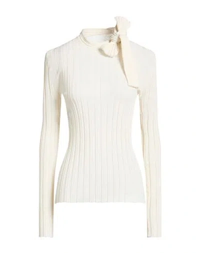 Philosophy Di Lorenzo Serafini Woman Sweater Cream Size 8 Alpaca Wool, Wool, Polyamide