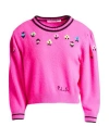 Philosophy Di Lorenzo Serafini Woman Sweater Fuchsia Size 4 Virgin Wool, Cashmere In Pink