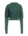 Philosophy Di Lorenzo Serafini Woman Sweater Green Size 4 Virgin Wool