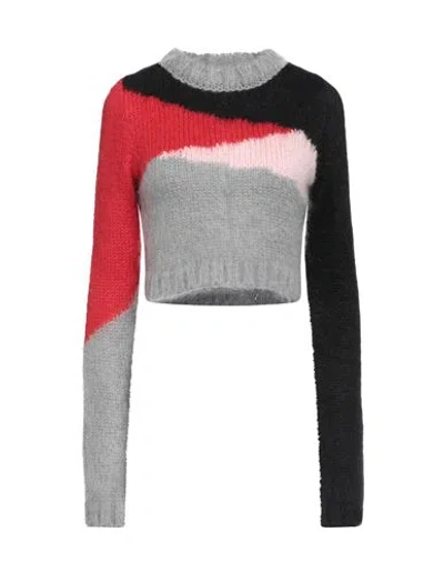 Philosophy Di Lorenzo Serafini Woman Sweater Grey Size 4 Polyamide, Mohair Wool, Wool, Elastane In Gray