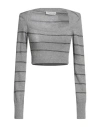 Philosophy Di Lorenzo Serafini Woman Sweater Grey Size 6 Virgin Wool, Cashmere In Grey