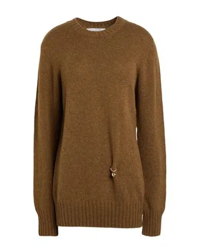 Philosophy Di Lorenzo Serafini Woman Sweater Khaki Size 8 Virgin Wool, Cashmere