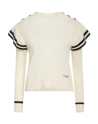 Philosophy Di Lorenzo Serafini Woman Sweater Off White Size 10 Cashmere In Neutral