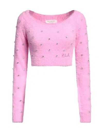 Philosophy Di Lorenzo Serafini Woman Sweater Pink Size 6 Polyamide, Elastane