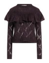 Philosophy Di Lorenzo Serafini Woman Sweater Plum Size 4 Acrylic, Mohair Wool, Polyamide