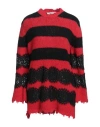 Philosophy Di Lorenzo Serafini Woman Sweater Red Size 4 Wool, Alpaca Wool In Red
