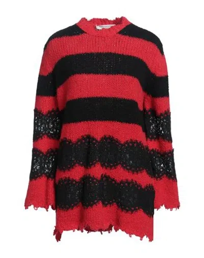 Philosophy Di Lorenzo Serafini Woman Sweater Red Size 4 Wool, Alpaca Wool