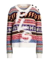 Philosophy Di Lorenzo Serafini Punk Vibes Intarsia-knit Jumper In Red