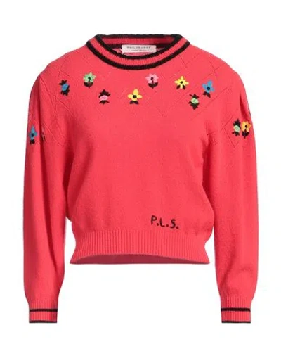 Philosophy Di Lorenzo Serafini Woman Sweater Tomato Red Size 4 Virgin Wool, Cashmere