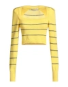 Philosophy Di Lorenzo Serafini Woman Sweater Yellow Size 6 Virgin Wool, Cashmere