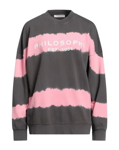 Philosophy Di Lorenzo Serafini Woman Sweatshirt Grey Size Xs Cotton