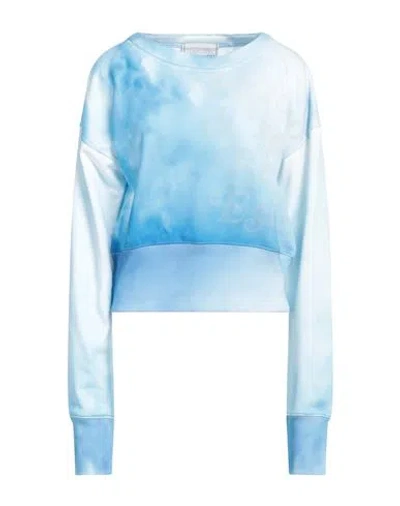 Philosophy Di Lorenzo Serafini Woman Sweatshirt Sky Blue Size S Cotton