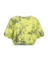 Philosophy Di Lorenzo Serafini Woman T-shirt Acid Green Size 8 Cotton In Green