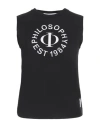 Philosophy Di Lorenzo Serafini Woman T-shirt Black Size L Cotton