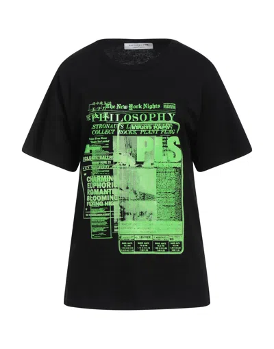Philosophy Di Lorenzo Serafini T-shirts In Black
