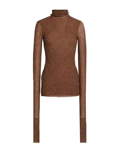 Philosophy Di Lorenzo Serafini Woman T-shirt Brown Size 8 Polyamide