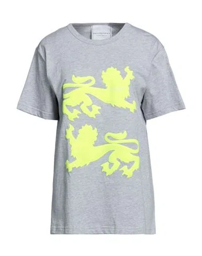 Philosophy Di Lorenzo Serafini Woman T-shirt Grey Size M Cotton, Acrylic, Wool