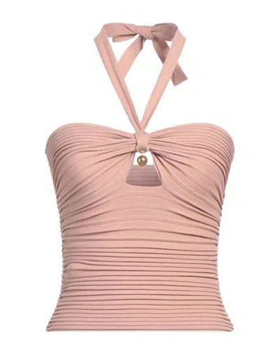Philosophy Di Lorenzo Serafini Woman Top Antique Rose Size 6 Viscose, Polyamide In Pink