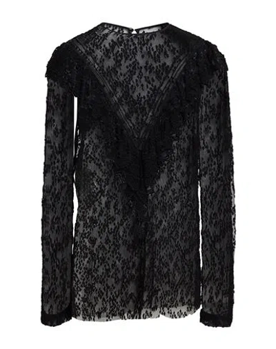 Philosophy Di Lorenzo Serafini Woman Top Black Size 12 Cotton, Polyamide