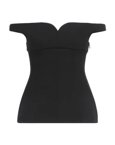 Philosophy Di Lorenzo Serafini Woman Top Black Size 6 Polyamide, Elastane