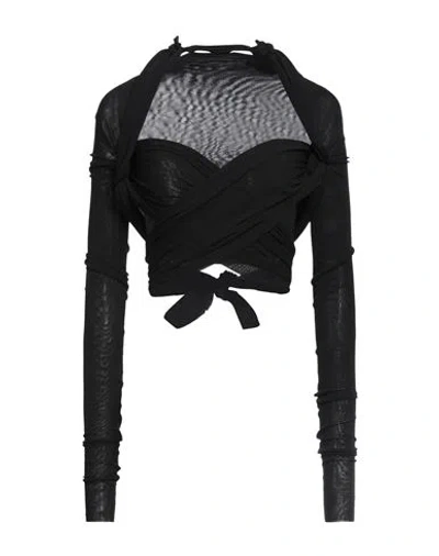 Philosophy Di Lorenzo Serafini Woman Top Black Size 6 Polyamide