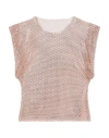 Philosophy Di Lorenzo Serafini Woman Top Blush Size M Polyester, Elastane In Pink