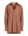 Philosophy Di Lorenzo Serafini Woman Top Camel Size 8 Polyester, Wool, Elastane