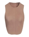 Philosophy Di Lorenzo Serafini Woman Top Camel Size 6 Viscose, Polyamide In Beige