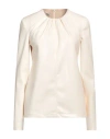 Philosophy Di Lorenzo Serafini Woman Top Cream Size 8 Polyester In White