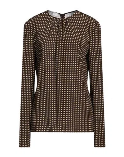 Philosophy Di Lorenzo Serafini Woman Top Dark Brown Size 6 Viscose