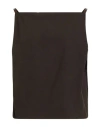 Philosophy Di Lorenzo Serafini Woman Top Dark Brown Size 8 Polyester, Virgin Wool, Elastane In Multi