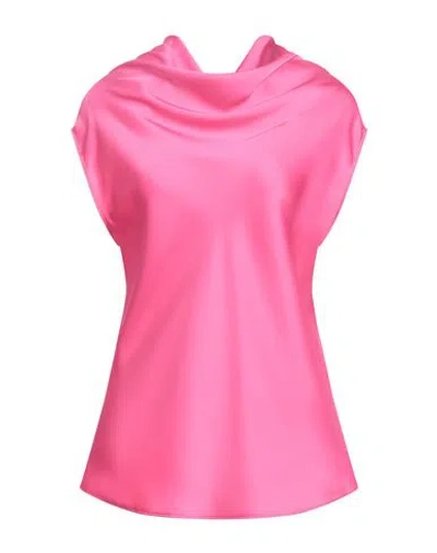 Philosophy Di Lorenzo Serafini Woman Top Fuchsia Size 8 Polyester In Pink