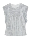Philosophy Di Lorenzo Serafini Woman Top Light Grey Size M Polyester, Elastane