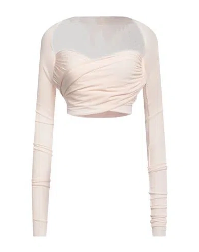Philosophy Di Lorenzo Serafini Woman Top Light Pink Size 6 Polyamide