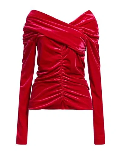Philosophy Di Lorenzo Serafini Woman Top Magenta Size 8 Polyester, Elastane In Red