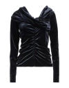 Philosophy Di Lorenzo Serafini Woman Top Midnight Blue Size 8 Polyester, Elastane