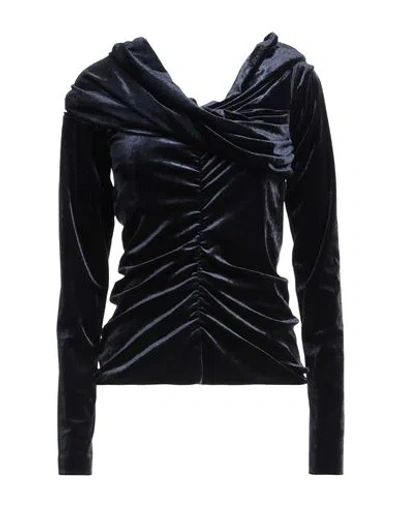 Philosophy Di Lorenzo Serafini Woman Top Midnight Blue Size 8 Polyester, Elastane