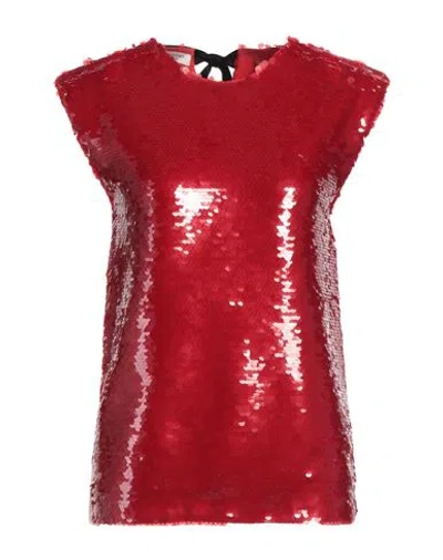 Philosophy Di Lorenzo Serafini Woman Top Red Size 6 Polyester