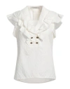Philosophy Di Lorenzo Serafini Woman Top White Size 4 Viscose, Silk, Polyester In White