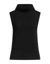 Philosophy Di Lorenzo Serafini Woman Turtleneck Black Size 10 Wool, Silk, Cashmere In Black